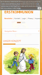 Mobile Screenshot of meine-erstkommunion.com